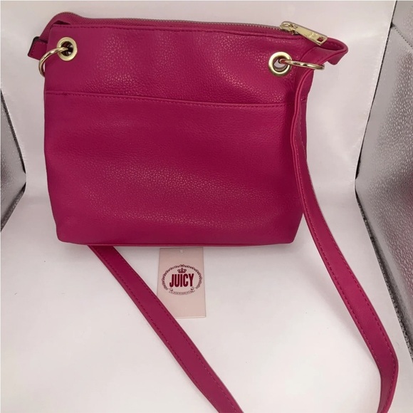 Juicy Couture  Crossbody/Shoulder Purse Hot Pink - Picture 2 of 10